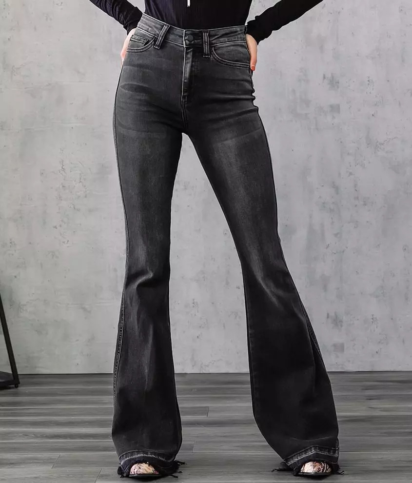 Ultra High Rise Super Flare Jean | Buckle