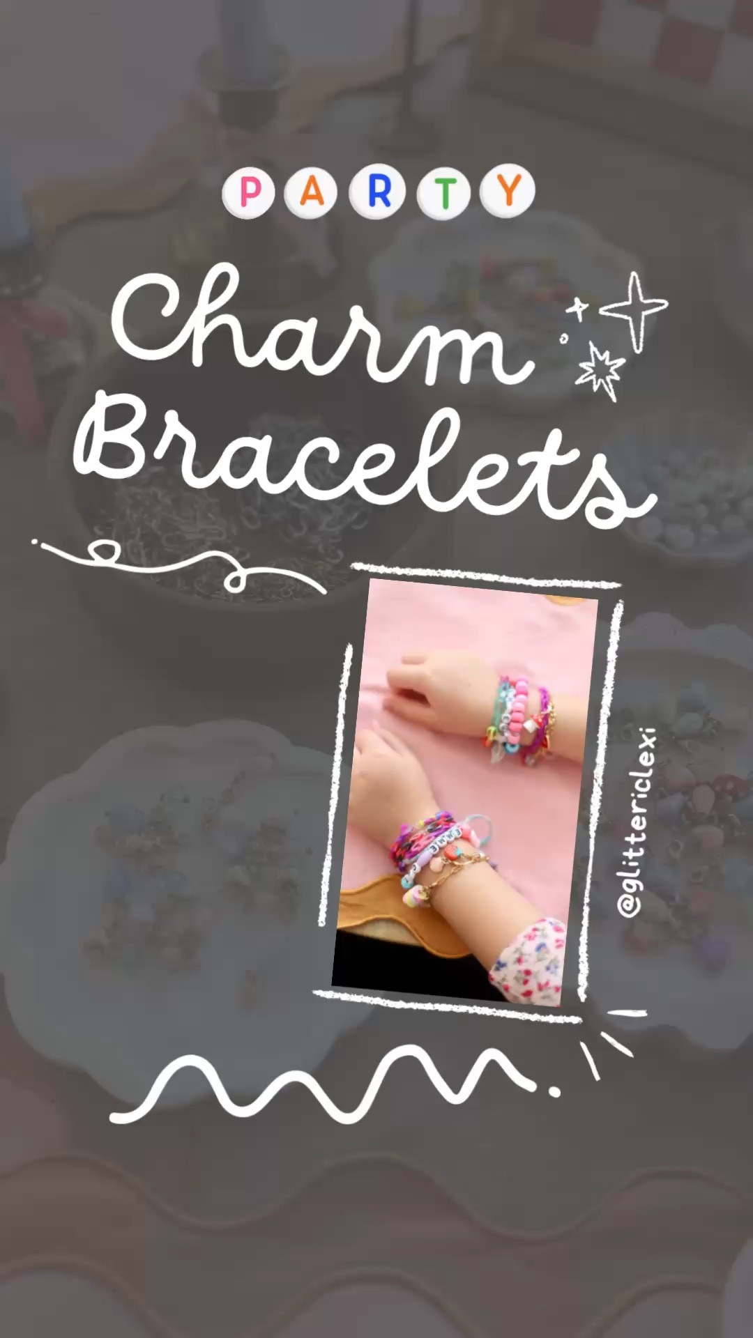 ✨ DIY charm bracelet bar = the BEST tween birthday party activity ever 🪬💎 Read the post: https://glitterinc.com/scarletts-the-princess-diaries-movie-10th-birthday-party/ 
