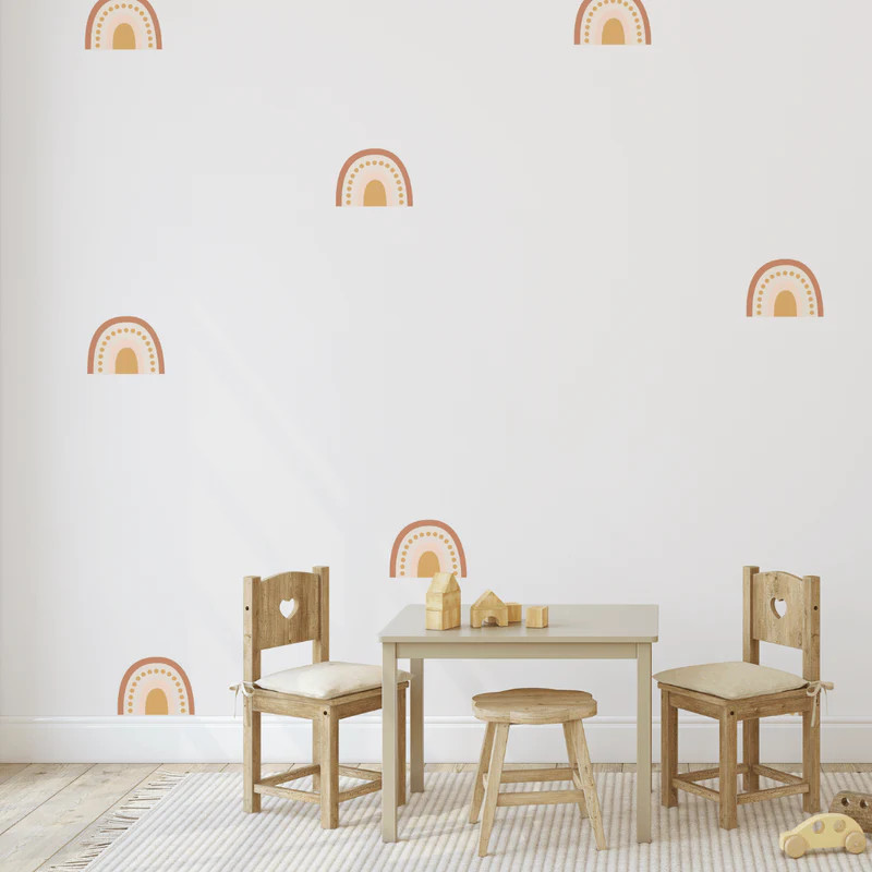 Nude Rainbow Wall Decal Set | Project Nursery
