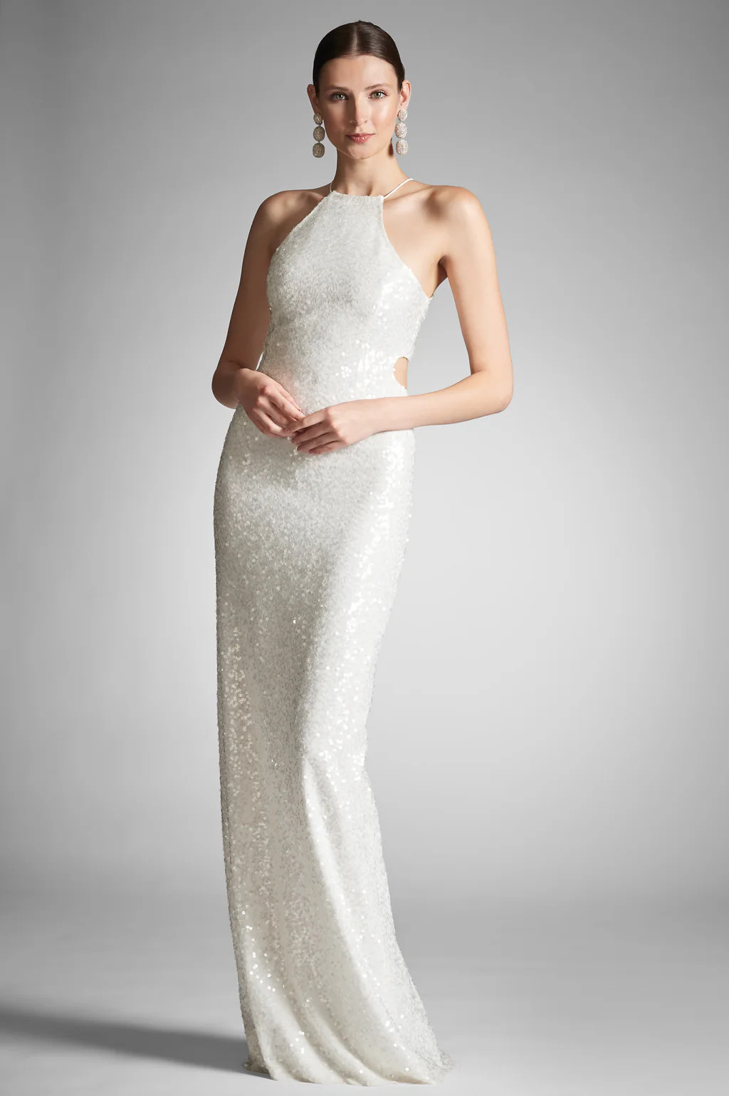 Morgan Gown - Ivory Sequins | Sachin and Babi