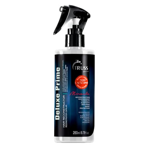 TRUSS Deluxe Prime Hair Treatment - Anti Frizz Heat Protectant Spray + Hair Primer - Nourishes, D... | Amazon (US)