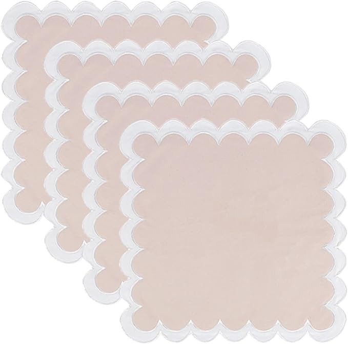 Cloth Napkins Set of 4 Cotton,18"X18" Washable Napkins for Potluck Party Wedding Table Decoration... | Amazon (US)