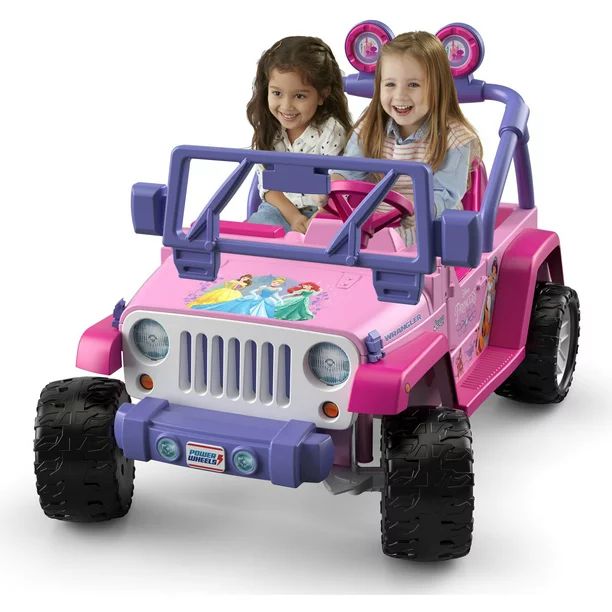 Power Wheels Disney Princess Jeep Wrangler Vehicle - Walmart.com | Walmart (US)