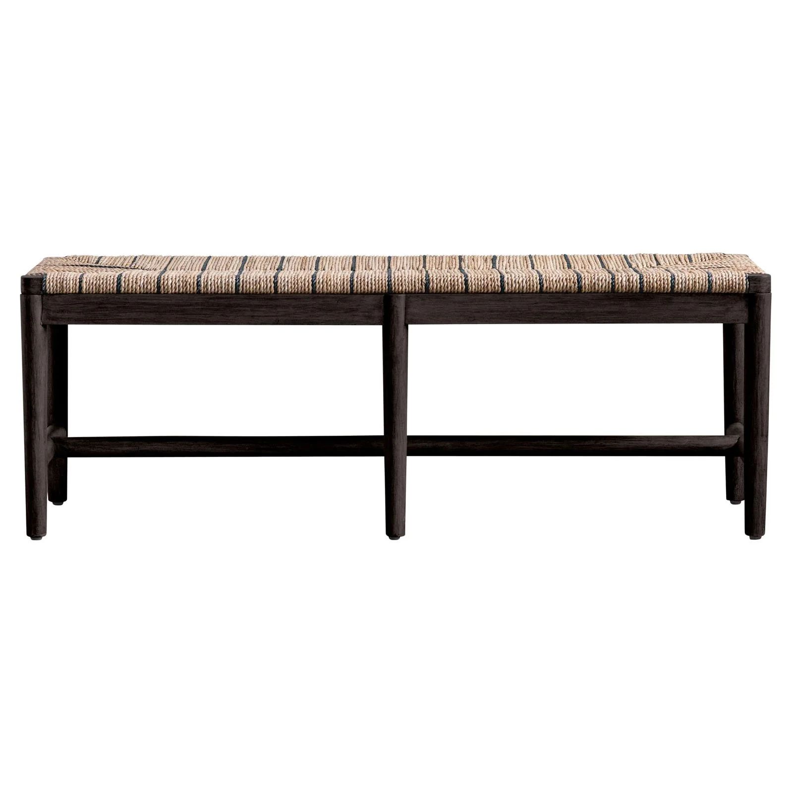 3R Studios Woven Rope and Mango Wood Dining Bench | Walmart (US)