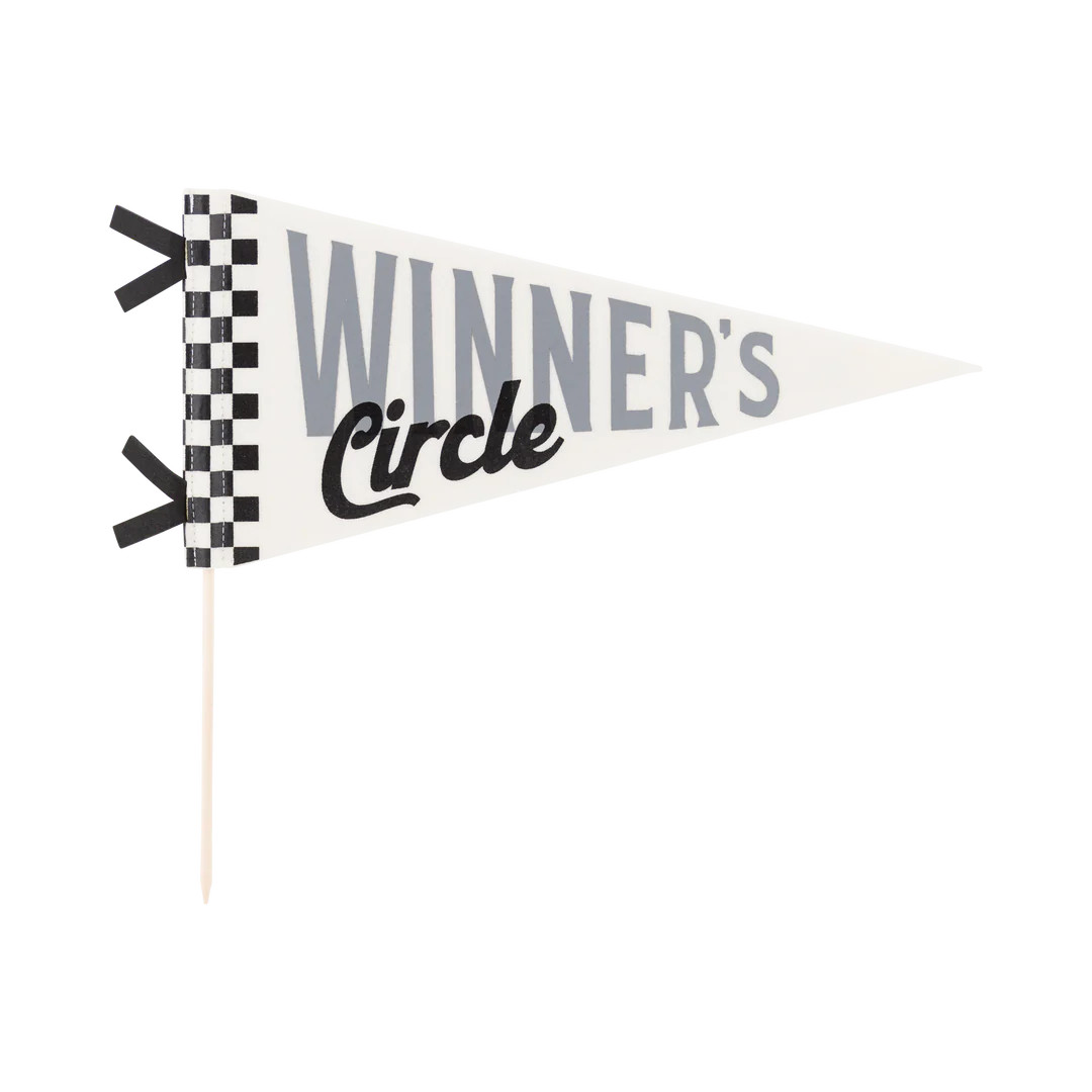 Miles per Hour - Winners Circle Felt Pennant | My Mind's Eye