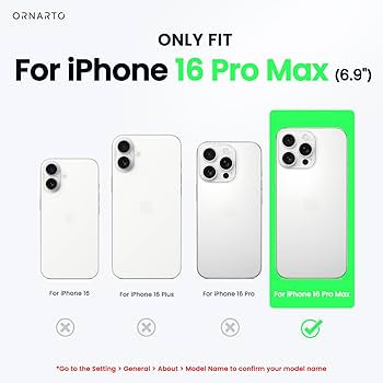 ORNARTO Compatible with iPhone 16 Pro Max Case 6.9", Slim Liquid Silicone 3 Layers Soft Gel Rubbe... | Amazon (US)
