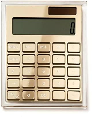 Amazon.com : russell+hazel Acrylic Calculator, Clear with Gold-Toned Hardware.25” x 5.875” x ... | Amazon (US)