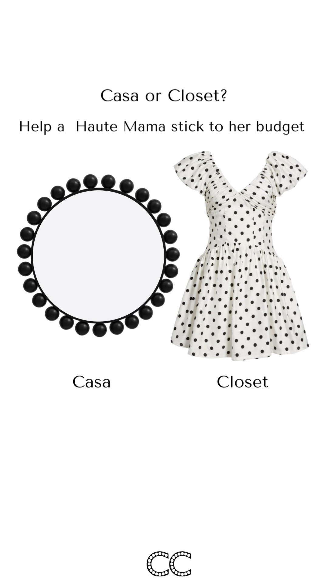 Help this Haute Mama stick to her budget. 
Casa or Closet?? 

Is it just me or do you pick the same styles for both too? 

#LTKWatchNow #LTKHome