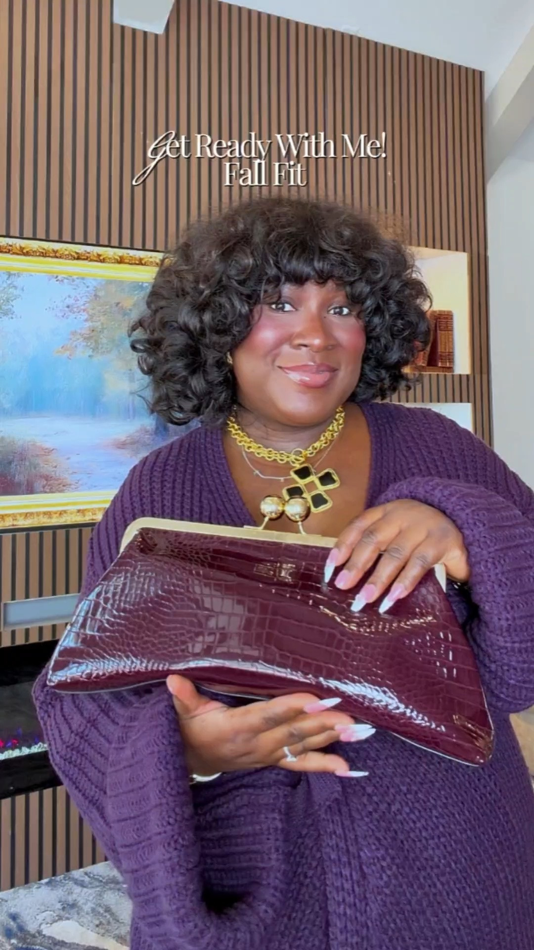 Style this purple and denim look with me!