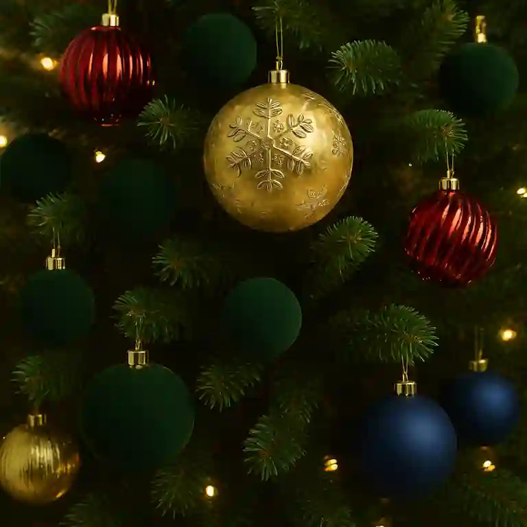 62 Count Multicolor Shatterproof Christmas Ornaments, by My Texas House | Walmart (US)