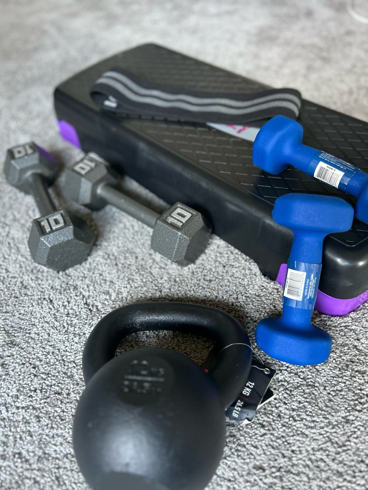 Home workout essentials. 💪🏾 #HomeWorkouts #HomeGym