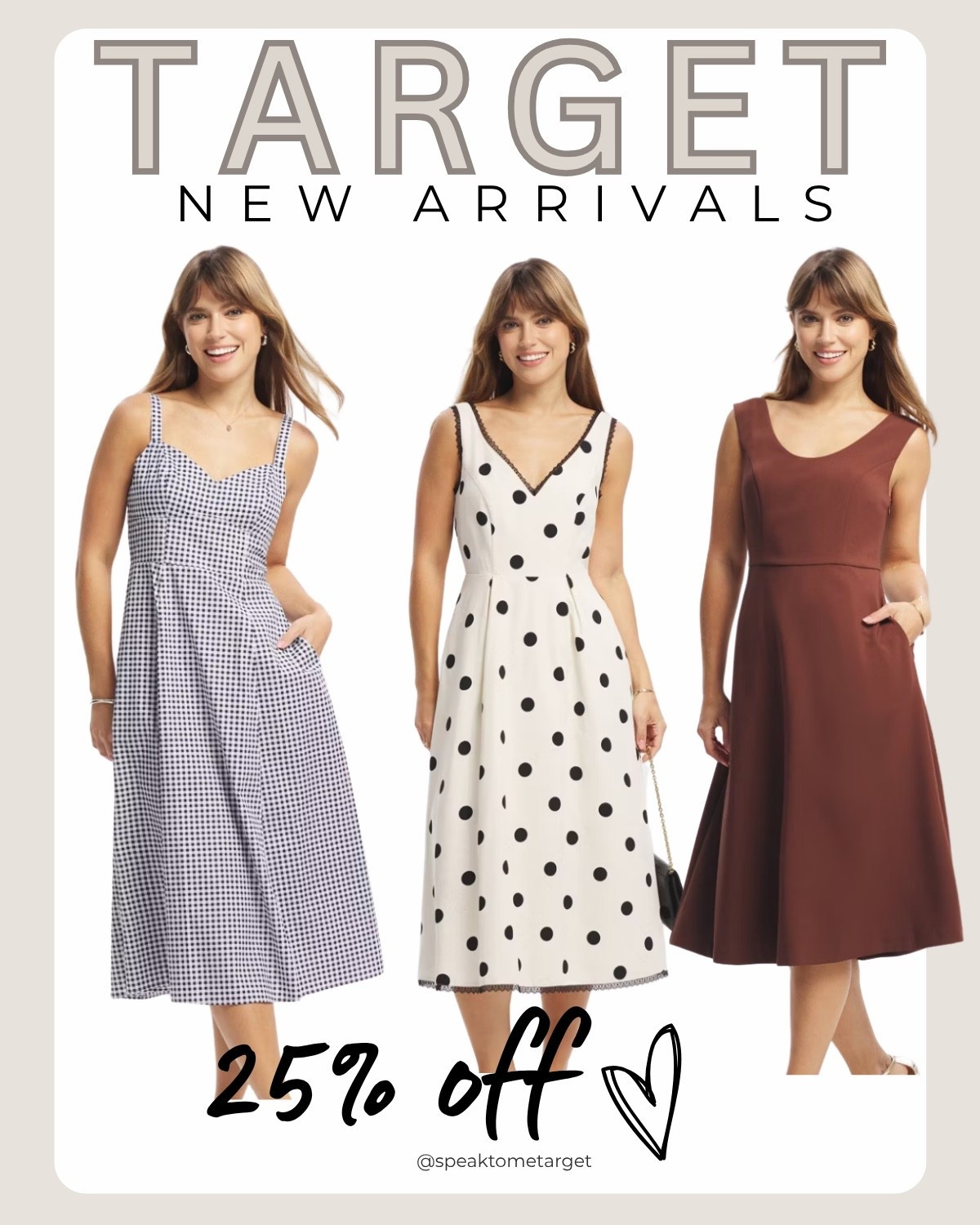 NEW at Target and save 25% off

#LTKPetite #LTKOver40 #LTKSaleAlert