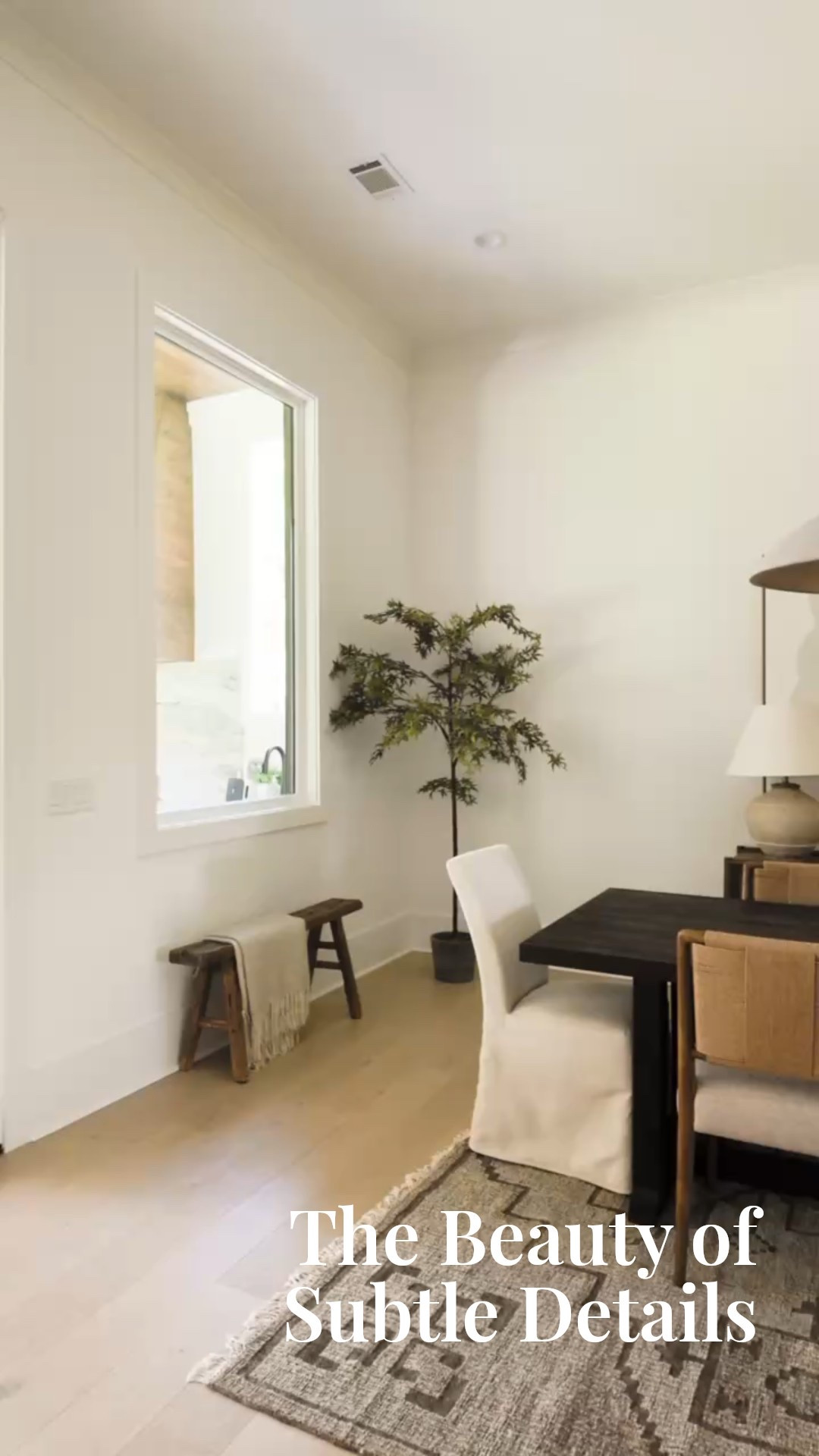 Texture, tone, and timeless design 🤎✨

From the layered rug to the sculptural decor and warm pendant lighting — this dining room captures everything we love about Modern Classic interiors. Effortless and elegant from every angle.

#porcheandco #modernclassic #neutralhome #diningroomdesign #interiorinspo #interiorstyle #timelessinteriors #warmneutrals #interiorstyling #homedecor #modernclassicinterior #cozyhome #interiorinspiration #diningroominspo #modernhome

Do you want to bring our dreamy Modern Classic style interior design into your own home? 🏡 You’re in luck! Reserve our Online Interior Design packages today -> https://porcheandco.com/edesign ✨ We can’t wait to work with you & design your home with #porcheandco


#LTKStyleTip #LTKHome #LTKBeauty