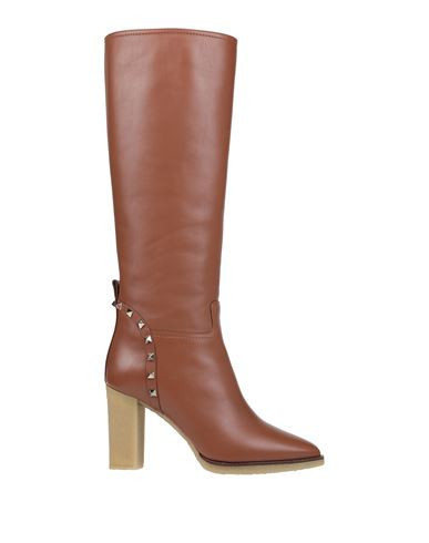 Valentino Garavani Woman Boot Tan Size 10.5 Leather | YOOX (US)