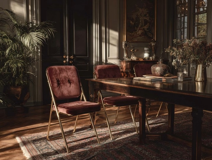 I first discovered this foldable velvet chair in Carrie Bradshaw’s apartment — yes, that apartment. It caught my eye instantly. It showed up everywhere: in her tiny kitchen, in the living room, even stacked with books like a piece of décor. I became obsessed, searched for it, and I finally found the modern version… so here it is.

Use it for extra guests, use it as a décor moment, use it the way Carrie did — anywhere, everywhere. This chair works in every corner of your home and adds instant character without even trying.

Shop the look. 

 #LTKHome