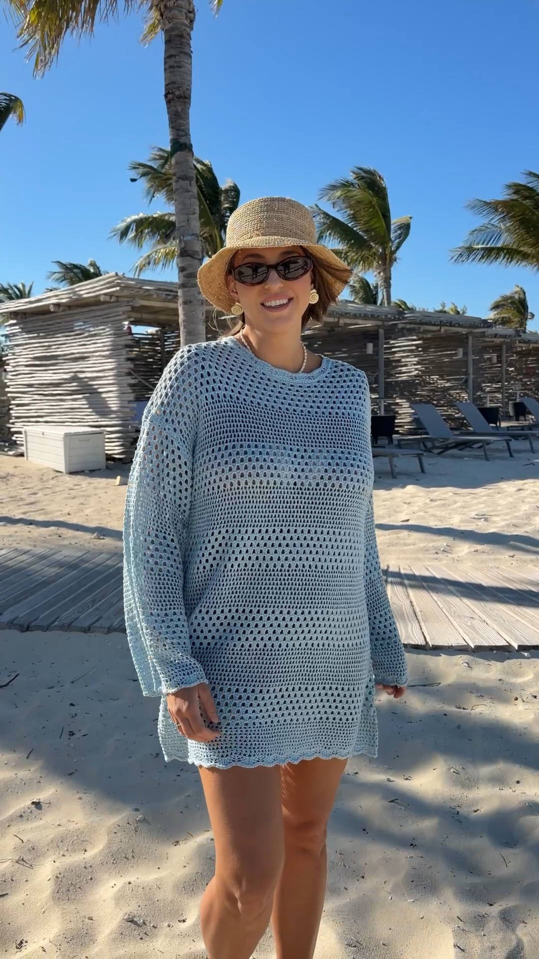 The cutest lightweight beach cover up

amazon crochet cover up, beach sweater dress, swim coverup, vacation outfit, resort beach look

#LTKSeasonal #LTKMidsize #LTKTravel