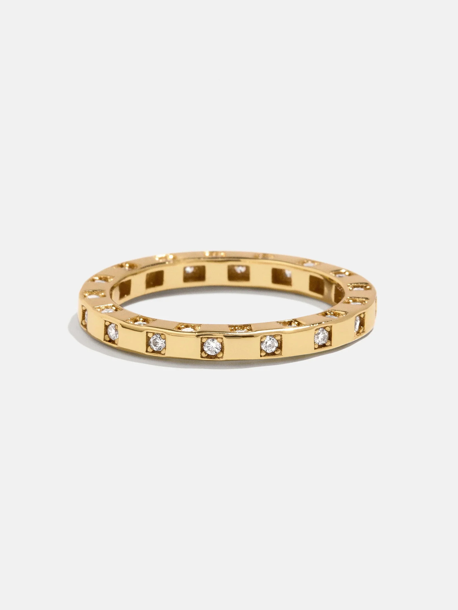 18K Gold Mabel Ring - Gold/Pavé | BaubleBar