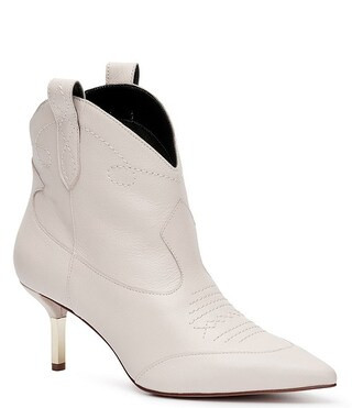 Nelda Leather Western Booties | Dillard's