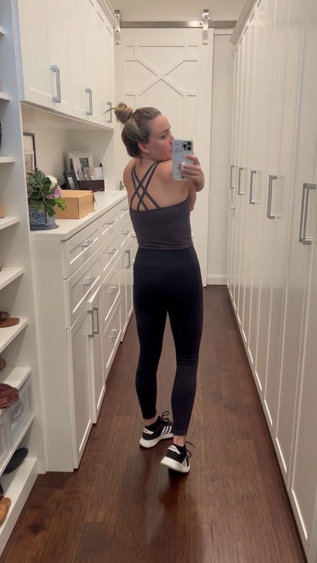 A super cute cropped Amazon workout top. Love the back detail! Comes in lots of colors. I’m in a small.

The leggings are the Joy Lab brand from target. The ribbing is very forgiving. Also wearing a small. 

#LTKfit #LTKFind