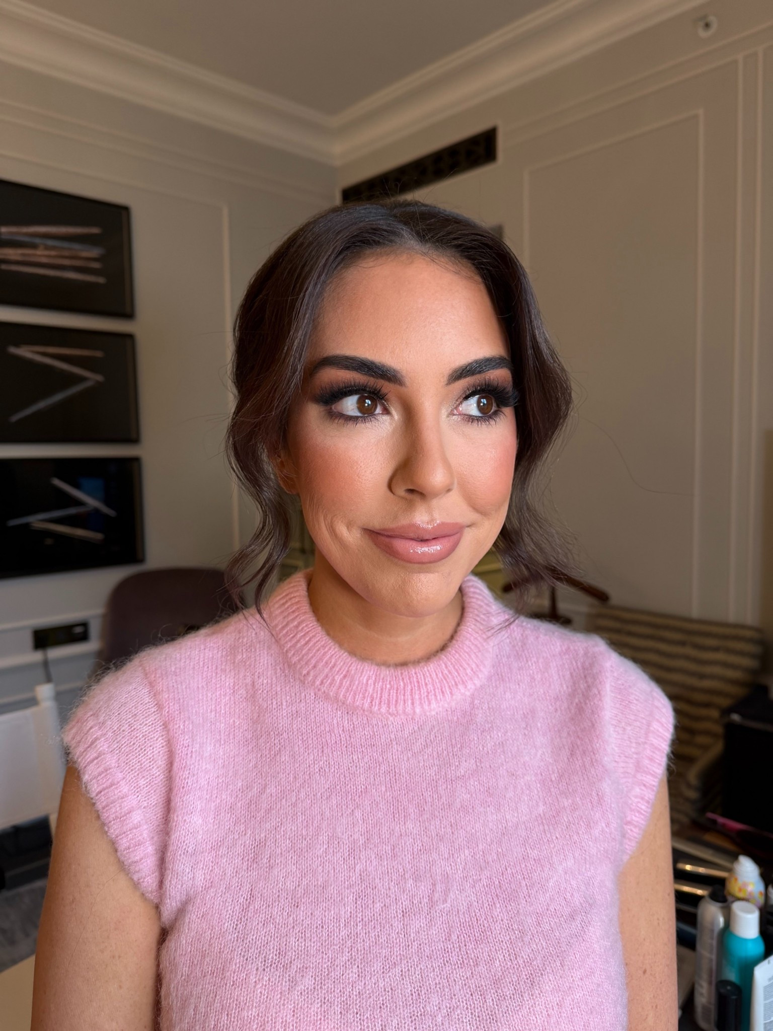 Loved this look on this gorgeous brunette!! 🤎🤎🤎
//hair & makeup by me for @etoillyartistry #etoillyxannika
