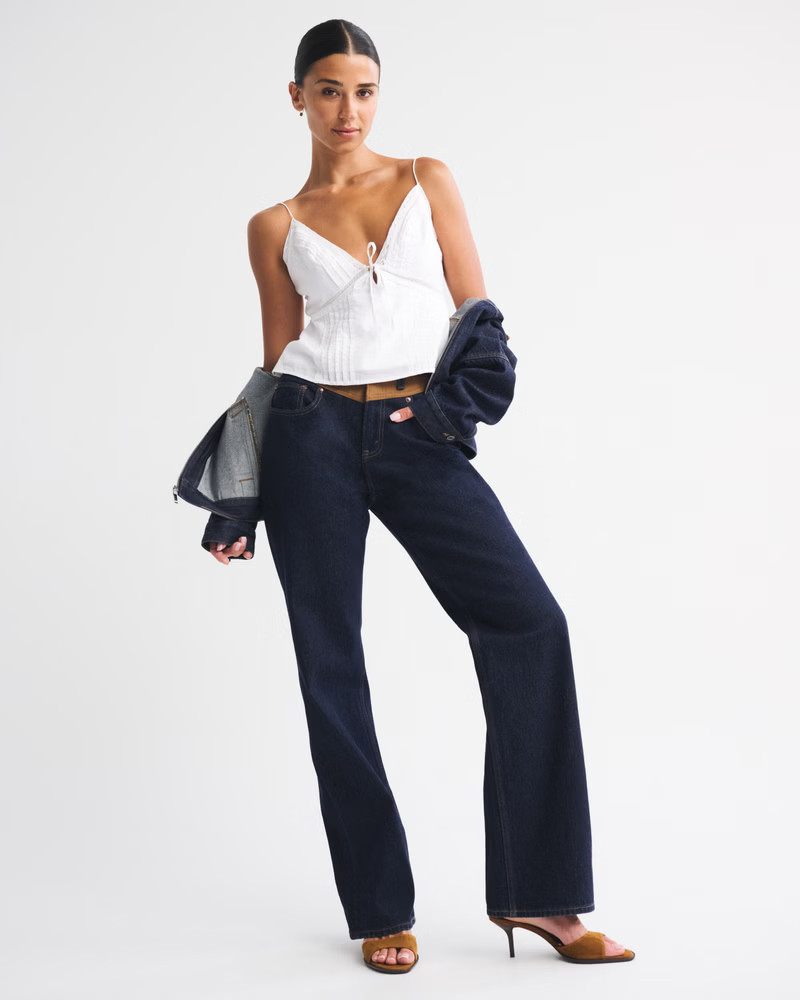 Women's Curve Love High Rise 90s Relaxed Jean | Women's Bottoms | Abercrombie.com | Abercrombie & Fitch (US)