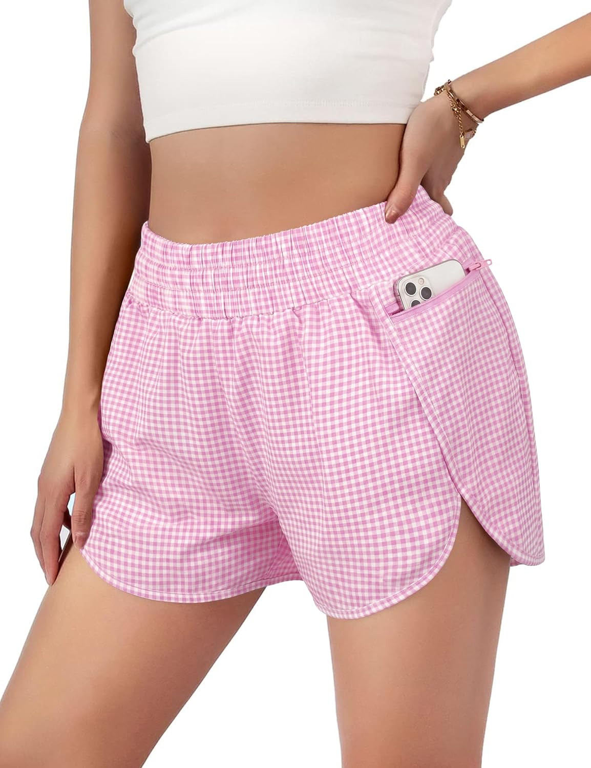Blooming Jelly Womens Quick-Dry Running Shorts Gym Athletic Shorts 1.75" | Amazon (US)