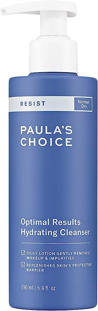 Paula's Choice RESIST Optimal Results Hydrating Cleanser, Green Tea & Chamomile, Anti-Aging Face ... | Amazon (US)