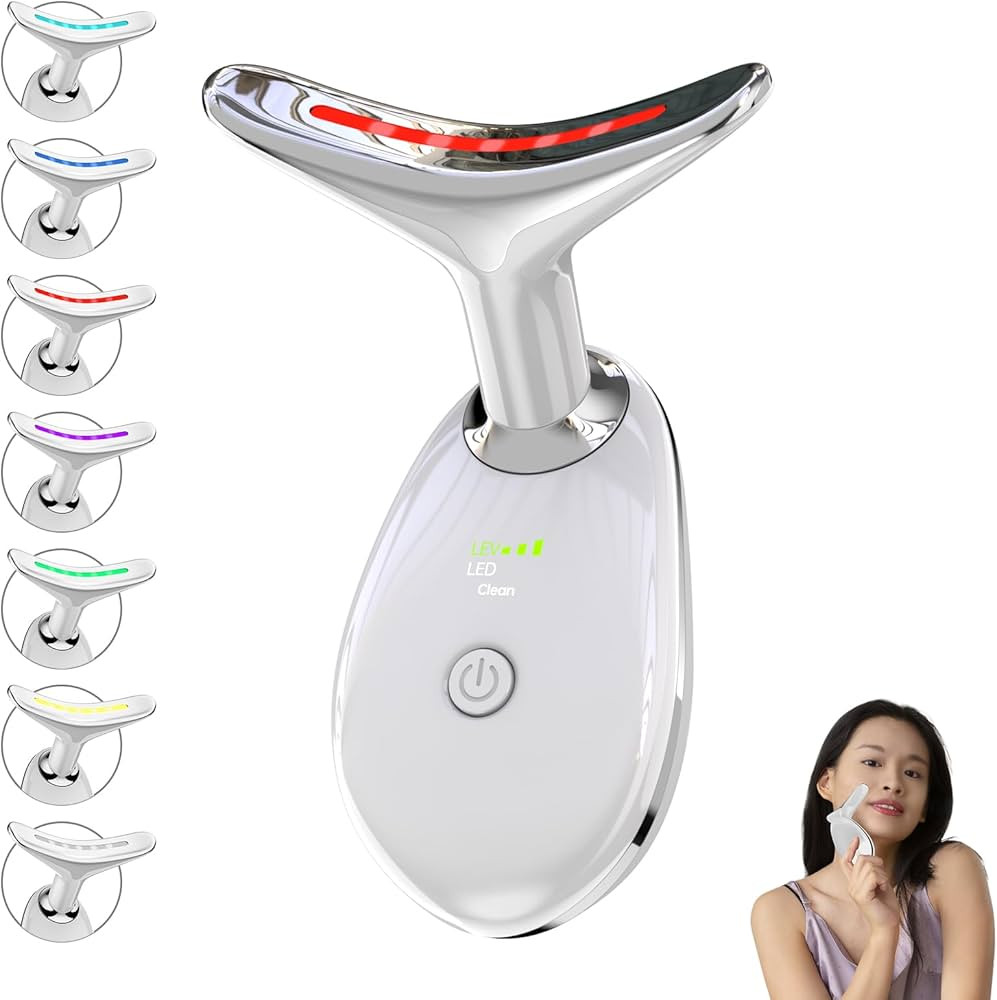 Red Light Therapy for Face, Floverkity LED Face Massager, RED Light Device, at-Home Face Tool for... | Amazon (US)
