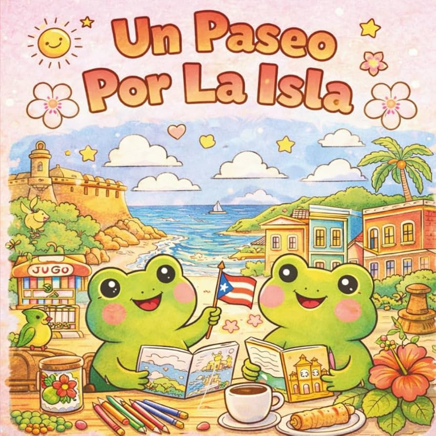 Un Paseo por la Isla: Simple & Cute Coloring Book | Amazon (US)