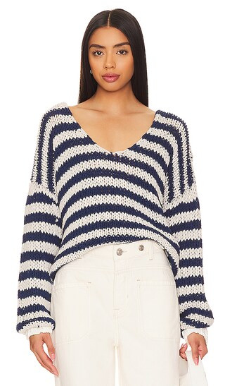 Portland Pullover in Denim Island Combo | Revolve Clothing (Global)