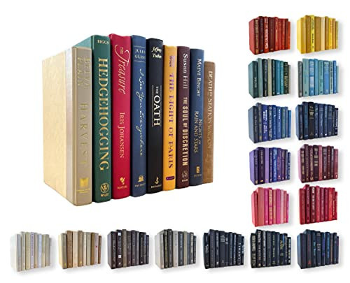 Covogoods Decorative Accent for Home Decor – Real Books by Color® Interior Styling Piece for Bookshelf, Coffee Table, Design Display (Set of 11, Multicolor) | Amazon (US)