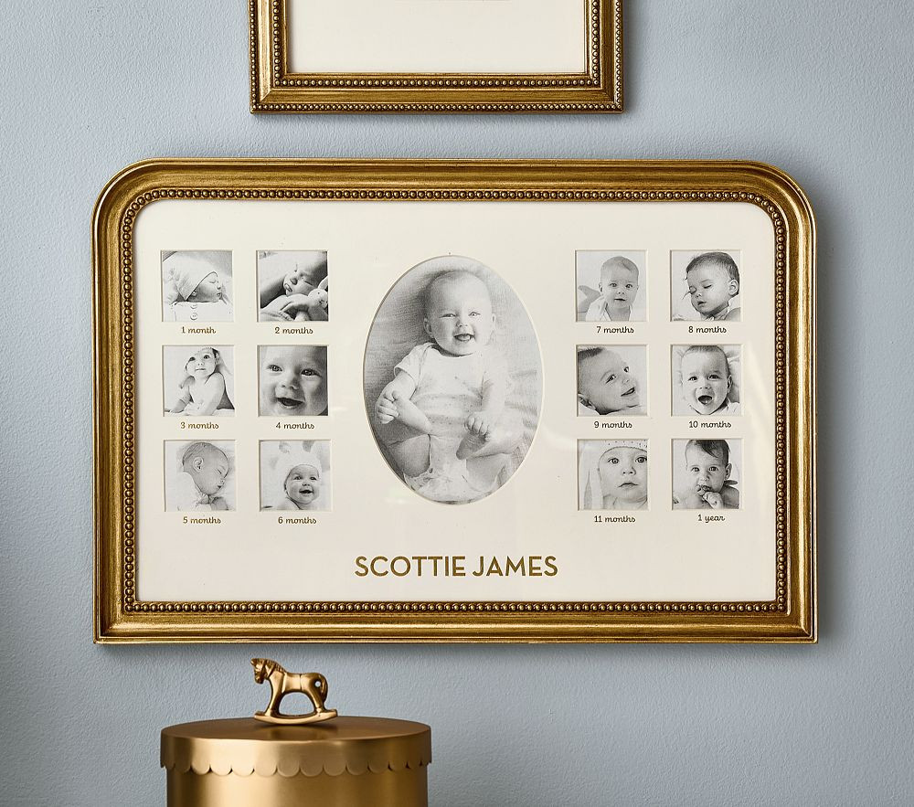 Chris Loves Julia Arched First Year Frame | Pottery Barn Kids