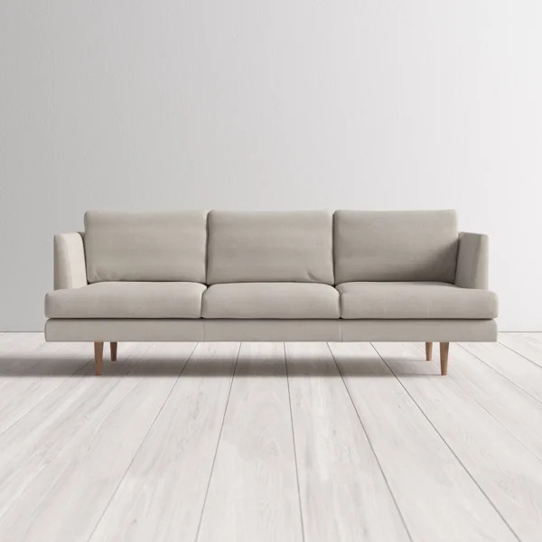 Reanna Polyester Blend 84" Recessed Arm Sofa | Wayfair North America