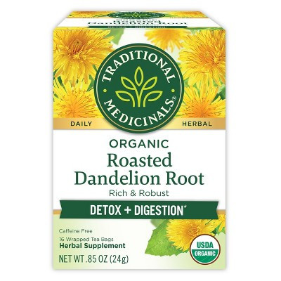 Traditional Medicinals Organic Dandelion Herbal Tea - 16ct | Target
