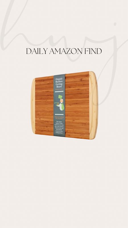 Amazon Daily Deal
18 inch Extra Large Bamboo Cutting Board 
34% Off

#LTKhome #LTKsalealert #LTKfindsunder50