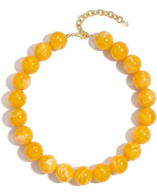 LILIE&WHITE Colorful Chunky Bead Necklaces For Women Trendy Boho Collar Statement Necklace Choker... | Amazon (US)