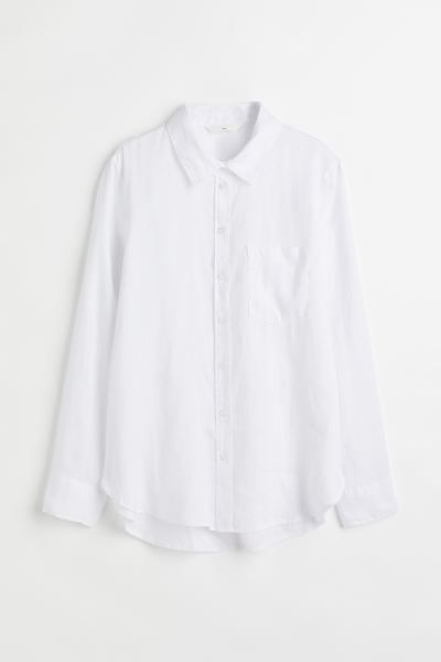 Linen shirt | H&M (UK, MY, IN, SG, PH, TW, HK)