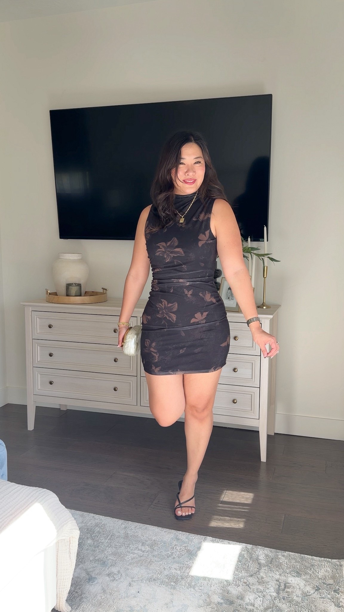 Walmart Mini Dress: Medium
It’s definitely on the shorter side!