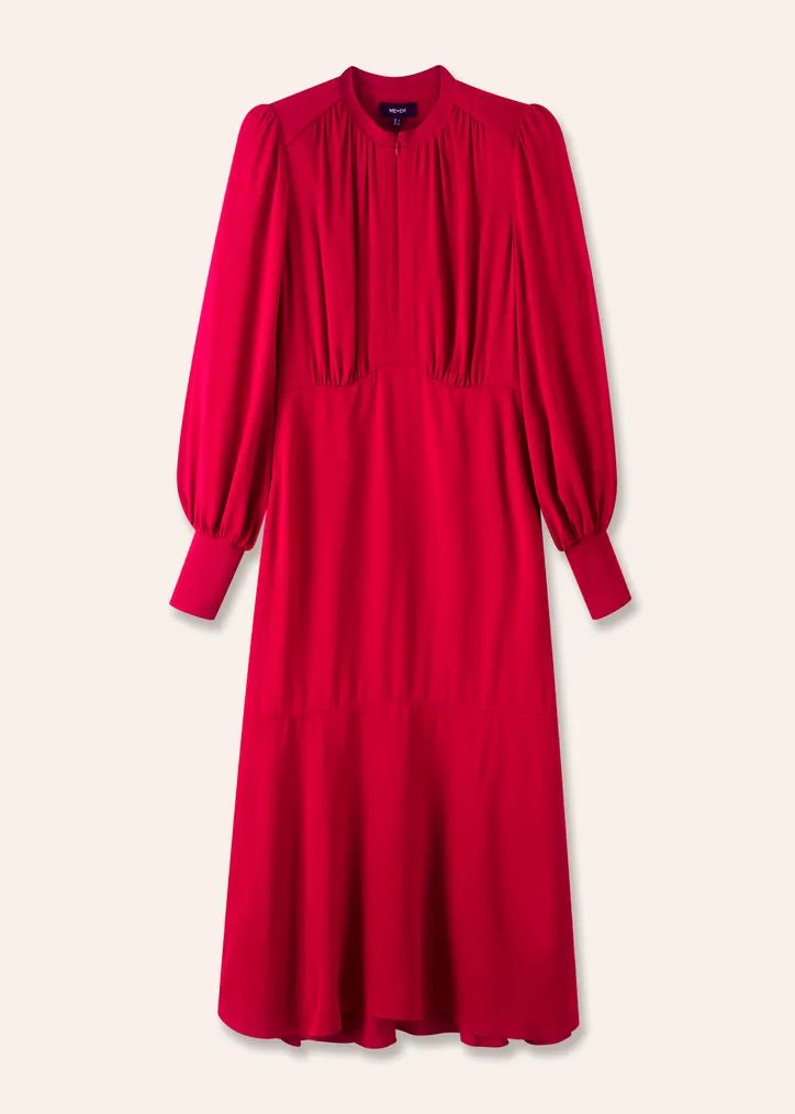 Elegant Panelled Midi Dress | ME+EM US