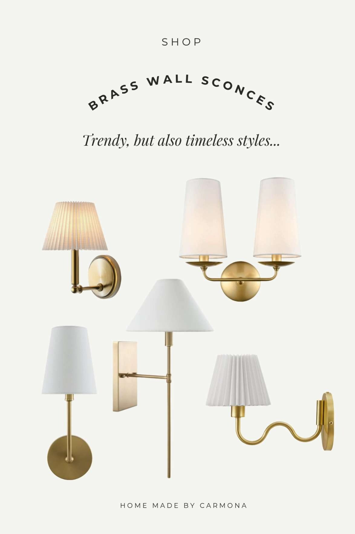 Some of my favorite brass sconces in my house | All from @wayfair ! 

 #LTKHome