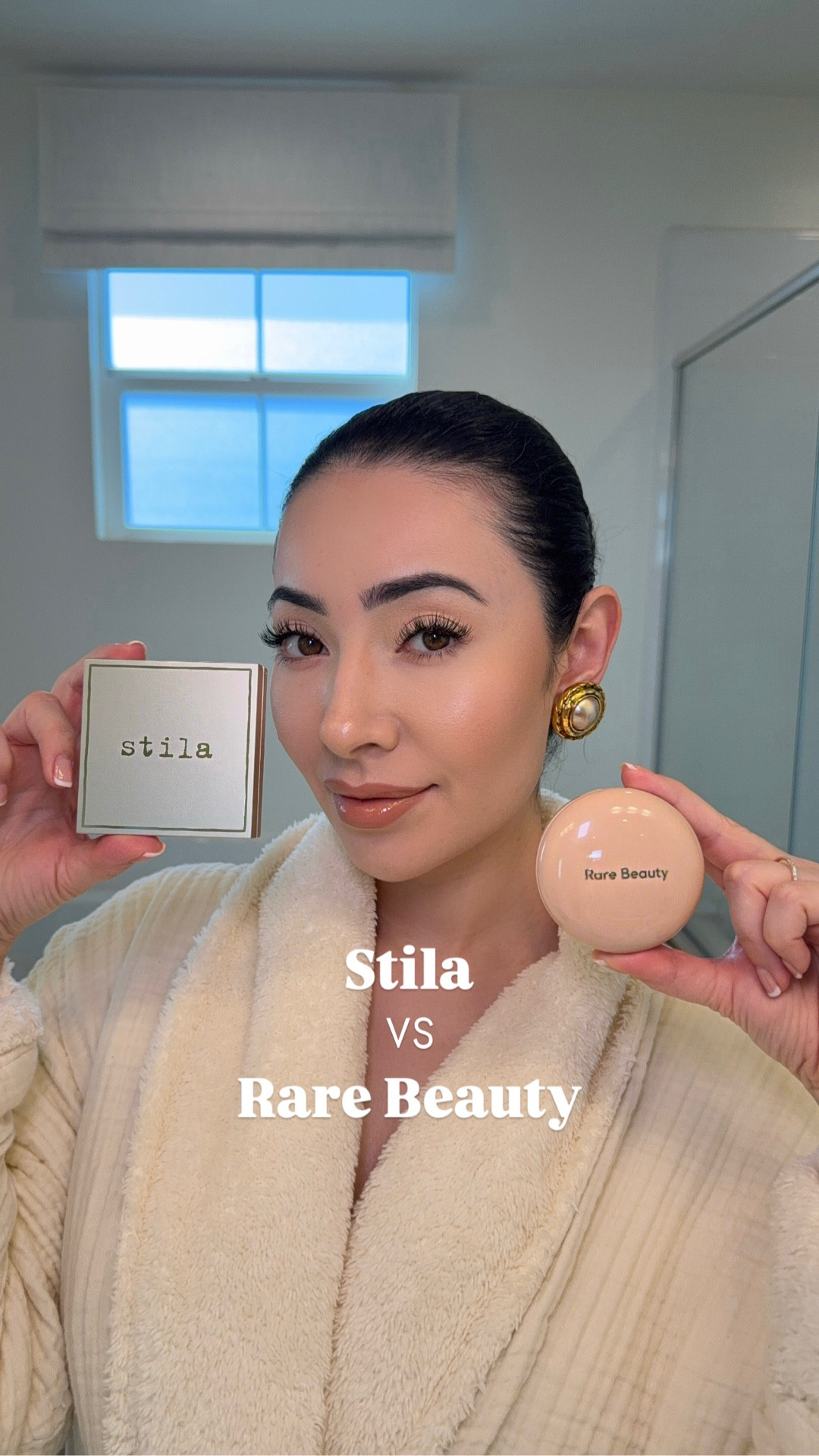 The battle of the highlighters commences!! I've been seeing this Stila highlighter all over and had to give it a try!

I love using highlighter to blend out the rosace on my cheeks. The light reflection creates a blurring effect and I can get away without caking on layers of foundation or concealer. Plus I love that it keeps my makeup from appearing dull, and gives such a healthy glow!

Rare beauty highlighter
Stila cosmetics highlighter
Best highlighters 


#LTKWedding #LTKBeauty #LTKSaleAlert