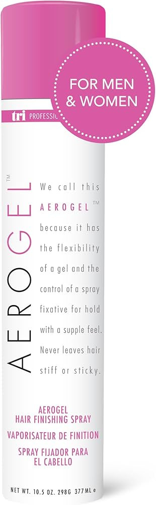 TRIDESIGN Aerogel Hairspray - Strong Hold Hair Finishing Spray for Volumizing & Control, Flexible... | Amazon (US)