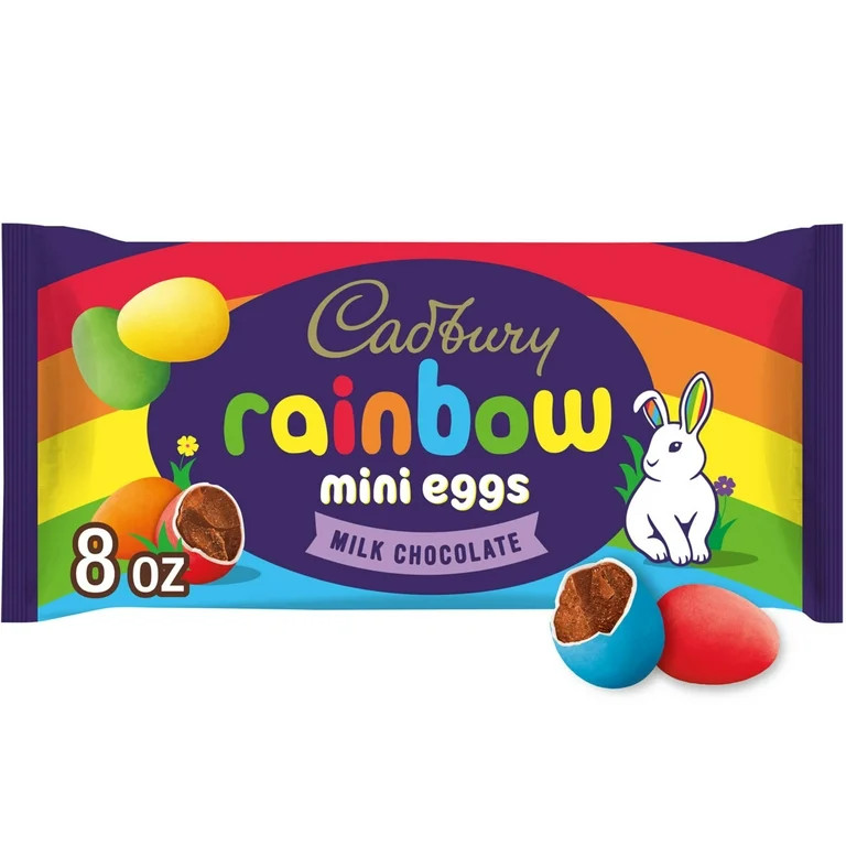 Cadbury Mini Eggs Milk Chocolate Rainbow, Easter Candy Bag, 8 Oz Packaging May Vary - Pack of 3 | Walmart (US)