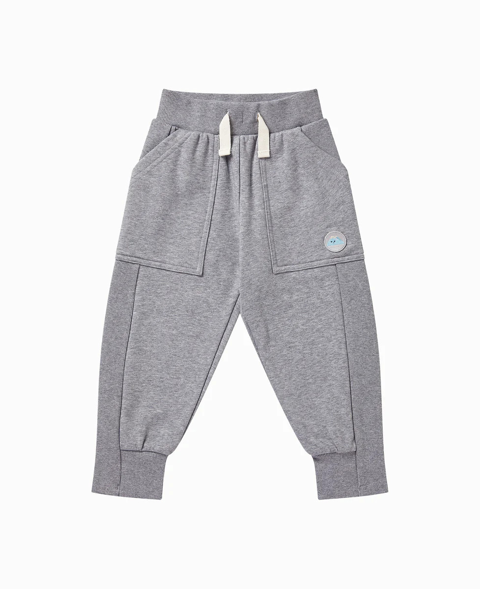 French Terry Jogger - Slate Grey | Petite Revery