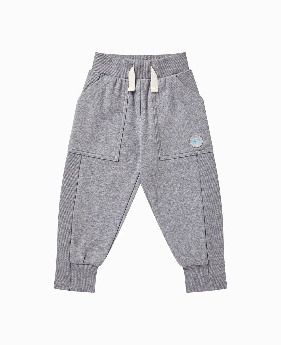 French Terry Jogger - Slate Grey | Petite Revery