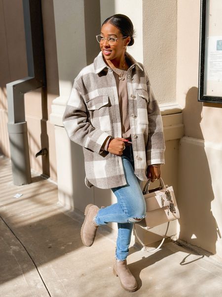 I love a shacket look! 🧥🕶️🤍

#LTKstyletip #LTKSeasonal #LTKunder50