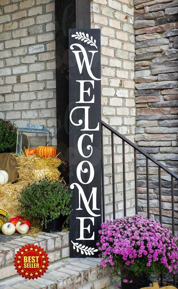 Welcome Sign For Front Porch, Welcome Sign | Etsy (US)