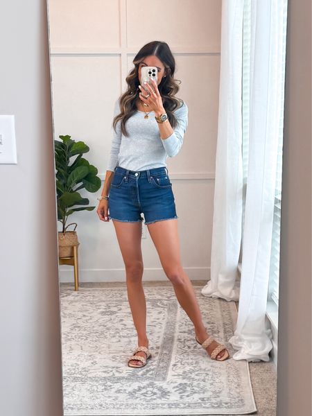 ✨Create countless outfits this spring and summer with these jeans shorts. Try pairing with t-shirts, tanks, button downs or lightweight sweaters. 

✨I’m wearing my true to size in each, however size up for a looser fit. 

#jeanshorts #jeans #jeanslovers 

#LTKstyletip #LTKtravel #LTKfindsunder50