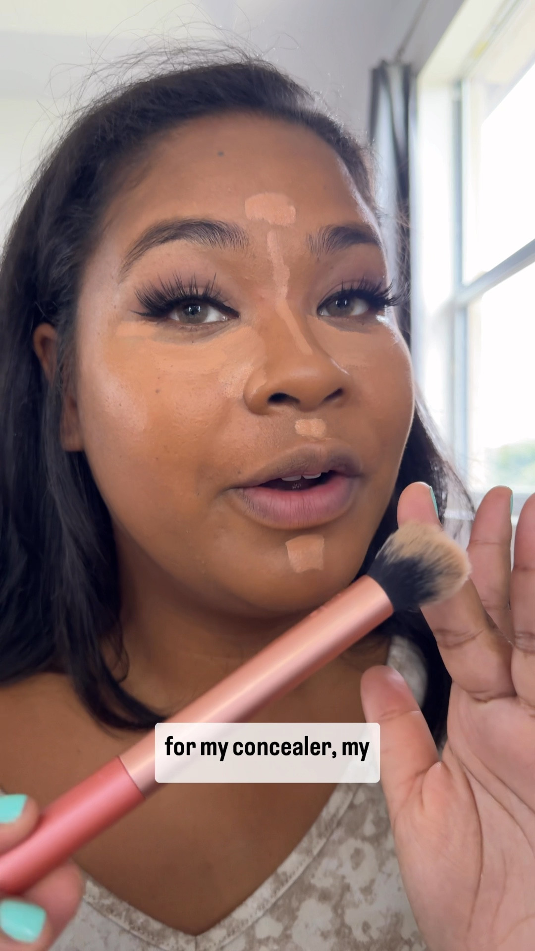 6-7 years of using these two products and I don’t see me changing them any time soon! Nars concealer is chestnut. Sometimes I use the color caramel for extra brightness. But I normally stay with chestnut because I don’t like a very bright under eye. This brush comes in a set, but all the brushes are phenomenal and at an unbeatable price.

#LTKBeauty #LTKFindsUnder100 #LTKOver40