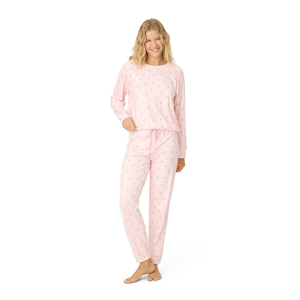 PJ Salvage Women's [Amazon Exclusive] Cloud Jersey Jogger Pajama 2-Piece Pj Set | Amazon (US)